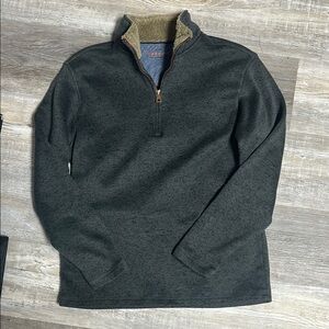 Weatherproof Men's Black Quarter-Zip Sweater